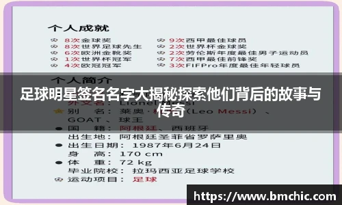 足球明星签名名字大揭秘探索他们背后的故事与传奇